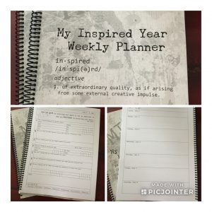 my inspired year weekly planner