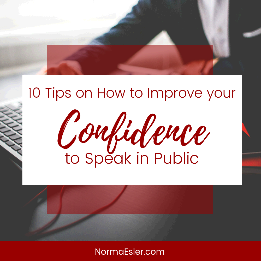 improve your confidence to speak in public